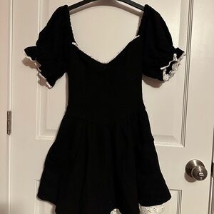 The French Virgin Thick Linen Mini Dress